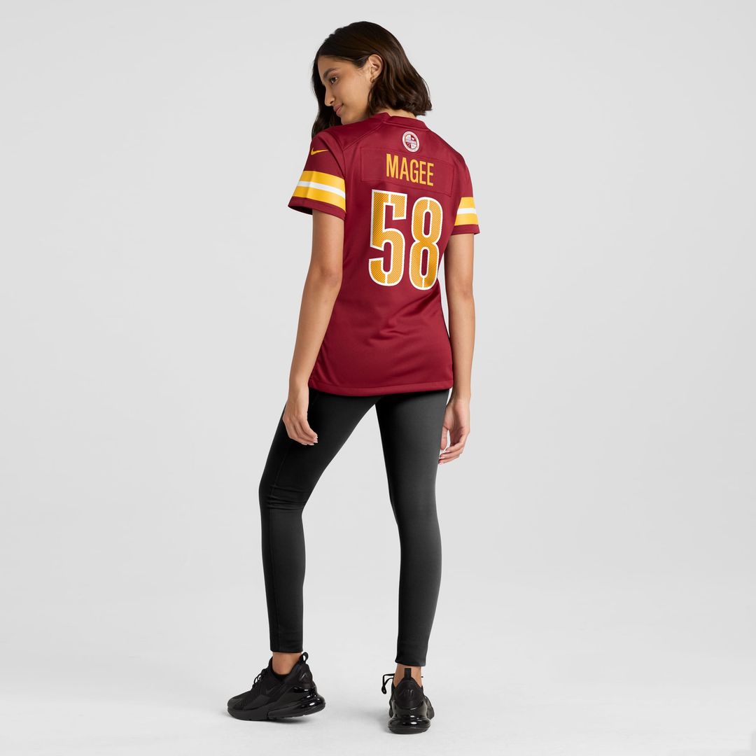 Women's Nike Washington Commanders Jordan Magee Burgundy Team Game NFL Jersey