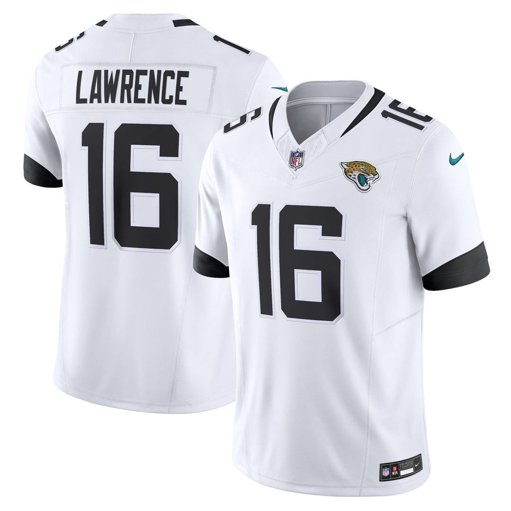 Men's Nike Jacksonville Jaguars Trevor Lawrence White Vapor F.U.S.E. Limited NFL Jersey