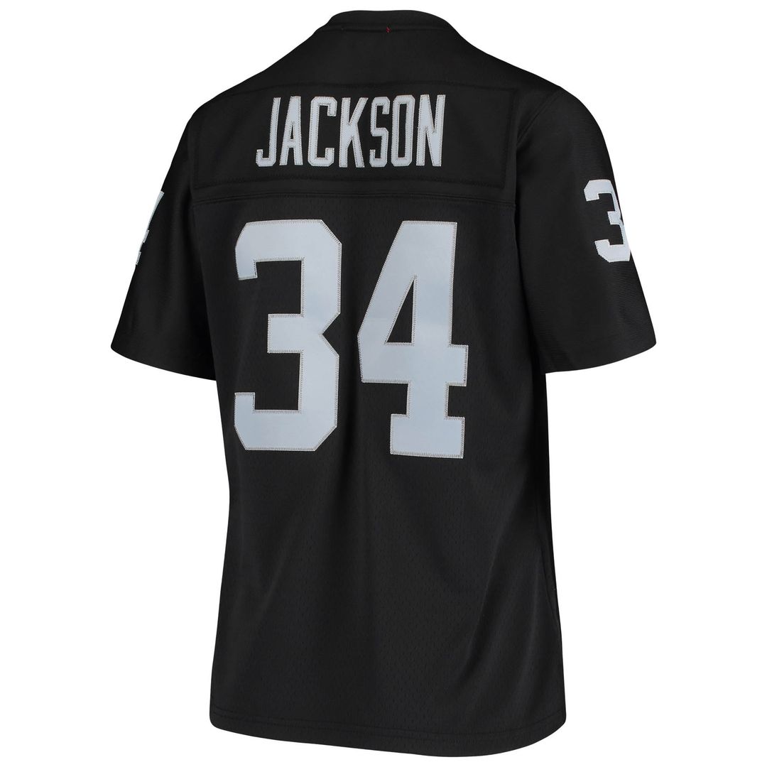 Women's Mitchell & Ness Las Vegas Raiders Bo Jackson Black 1988 Legacy Replica NFL Jersey