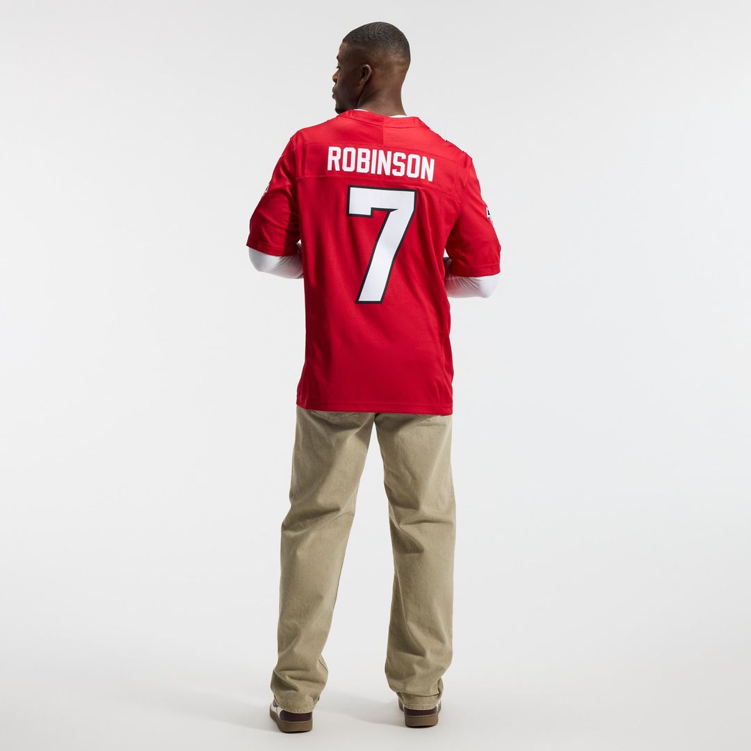 Men's Nike Atlanta Falcons Bijan Robinson White Vapor F.U.S.E. Stitched Limited NFL Jersey