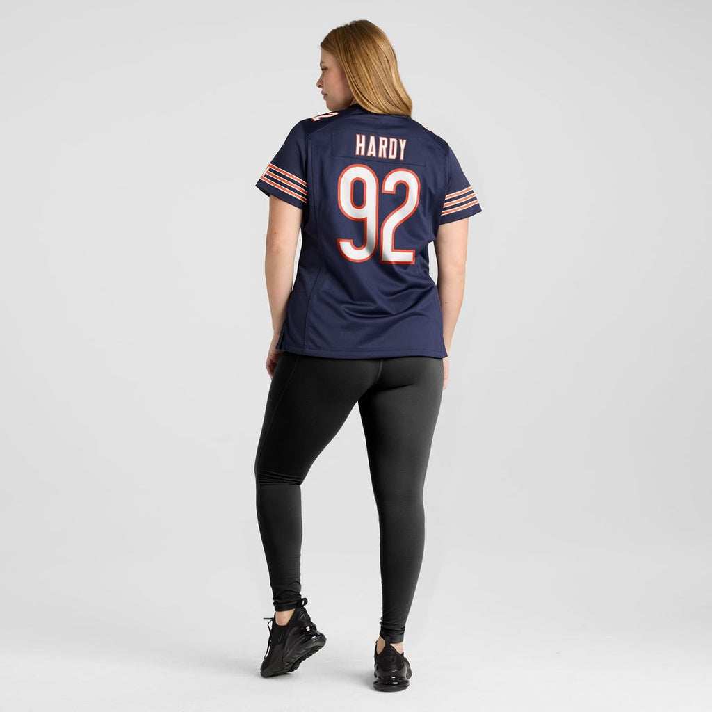 Women's Nike Chicago Bears Daniel Hardy Navy Team Game NFL Jersey