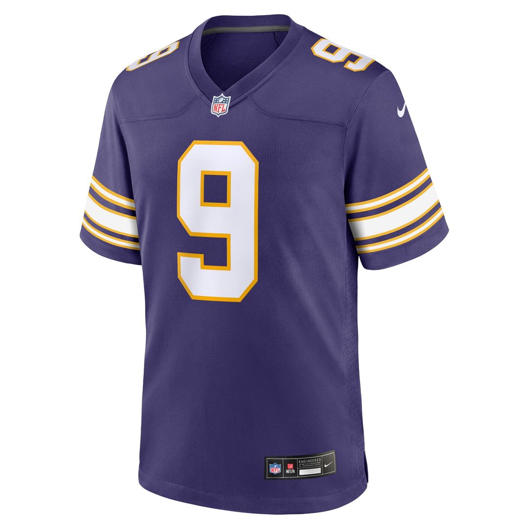 Men's Nike Minnesota Vikings J.J. McCarthy White Game NFL Jersey