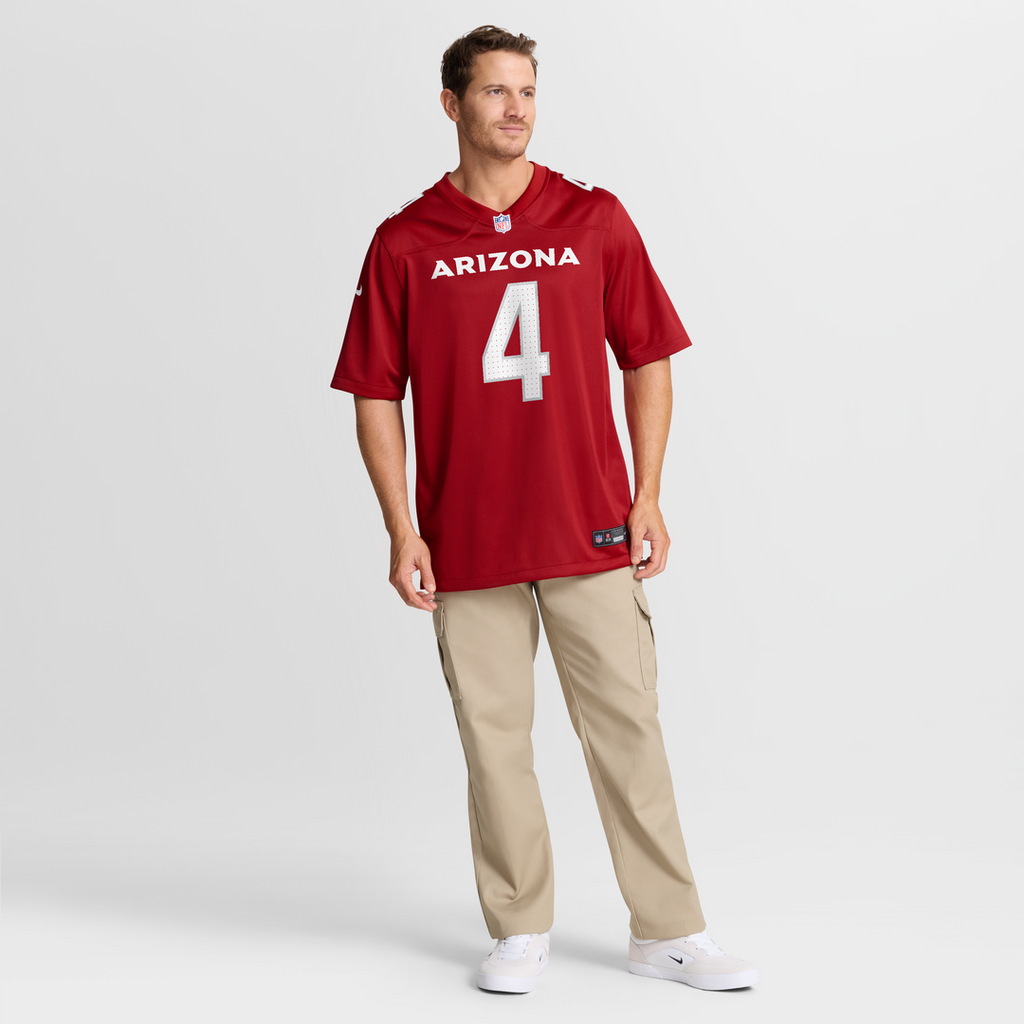 Men's Nike Arizona Cardinals Jeremiyah Love Cardinal 2026 NFL Draft First Round Pick No. 3 Team Game NFL Jersey