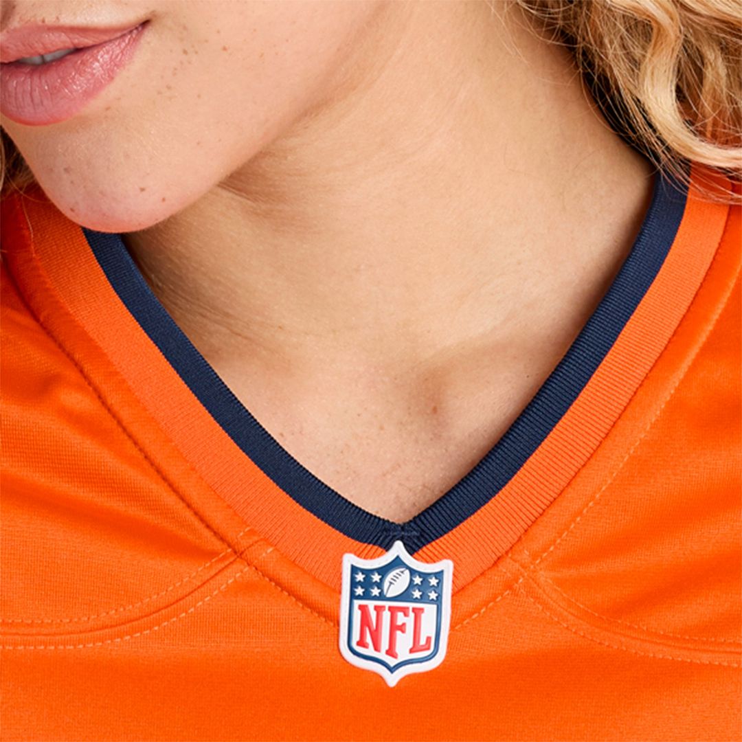 Women's Nike Denver Broncos Jahdae Barron Orange Team Game NFL Jersey