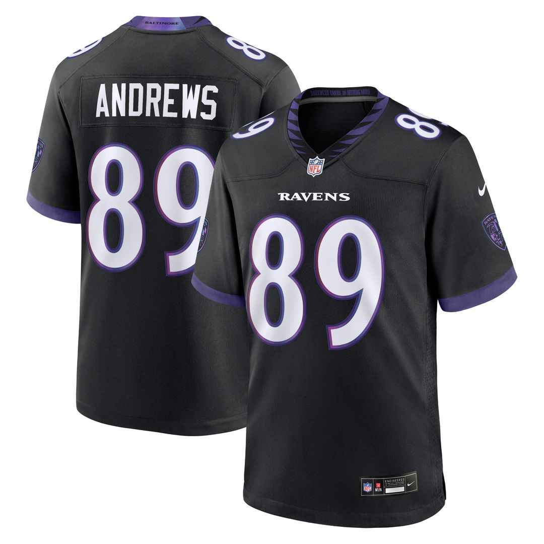 Men's Nike Baltimore Ravens Mark Andrews Purple Team Game NFL Jersey