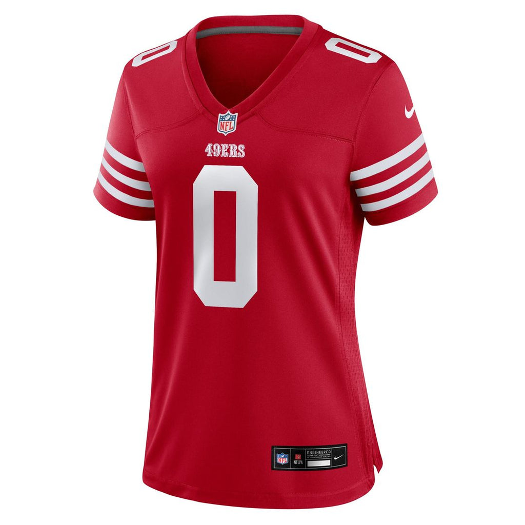 Women's Nike San Francisco 49ers Renardo Green Scarlet Team Game NFL Jersey