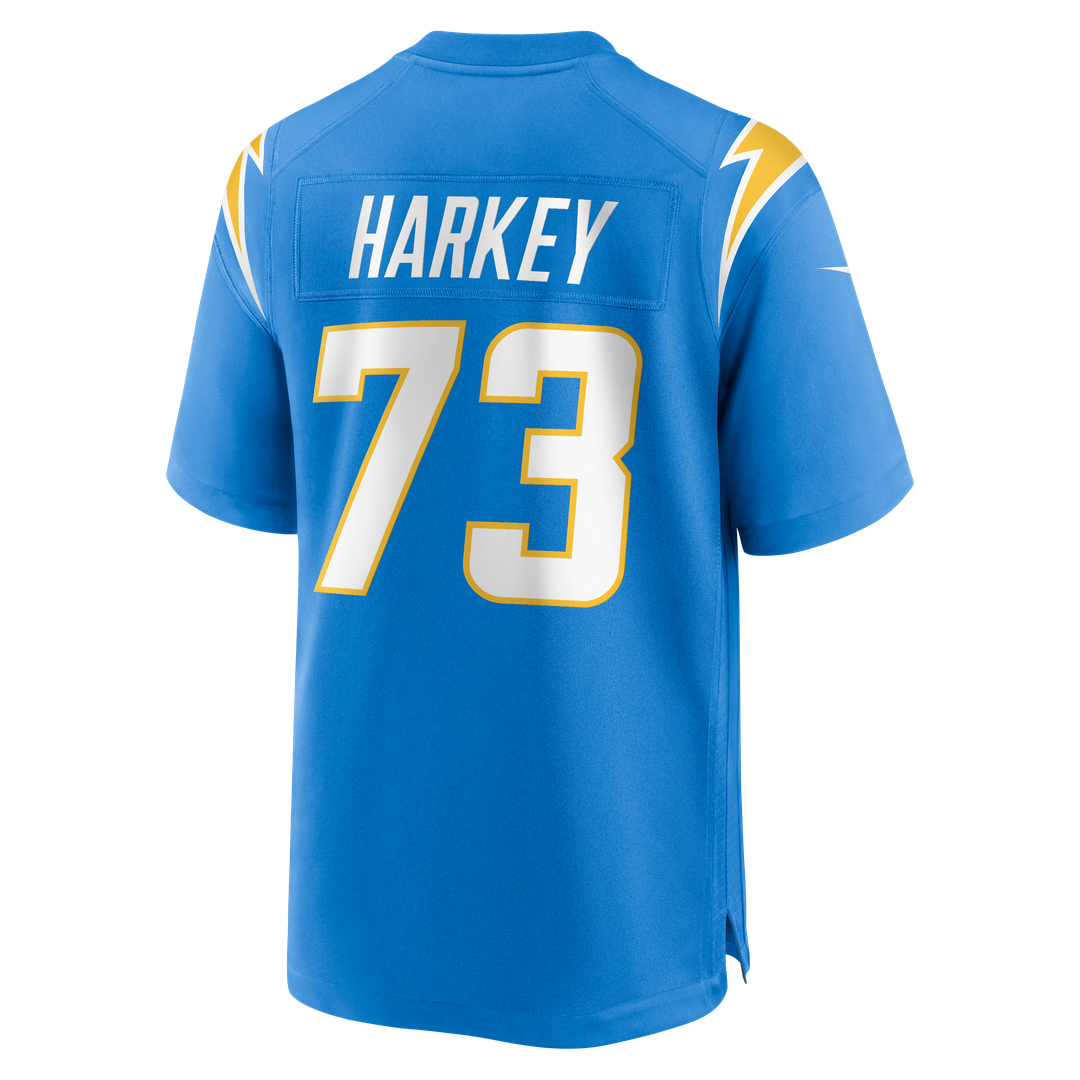 Men's Nike Los Angeles Chargers Alex Harkey Powder Blue Team Game NFL Jersey