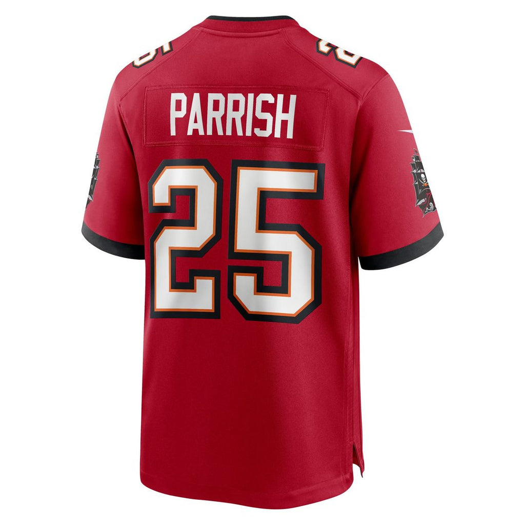 Men's Nike Tampa Bay Buccaneers Jacob Parrish Red Team Game NFL Jersey
