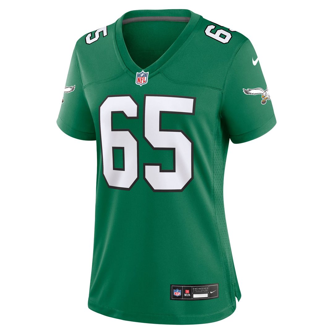 Women's Nike Philadelphia Eagles Lane Johnson Midnight Green Team Game NFL Jersey