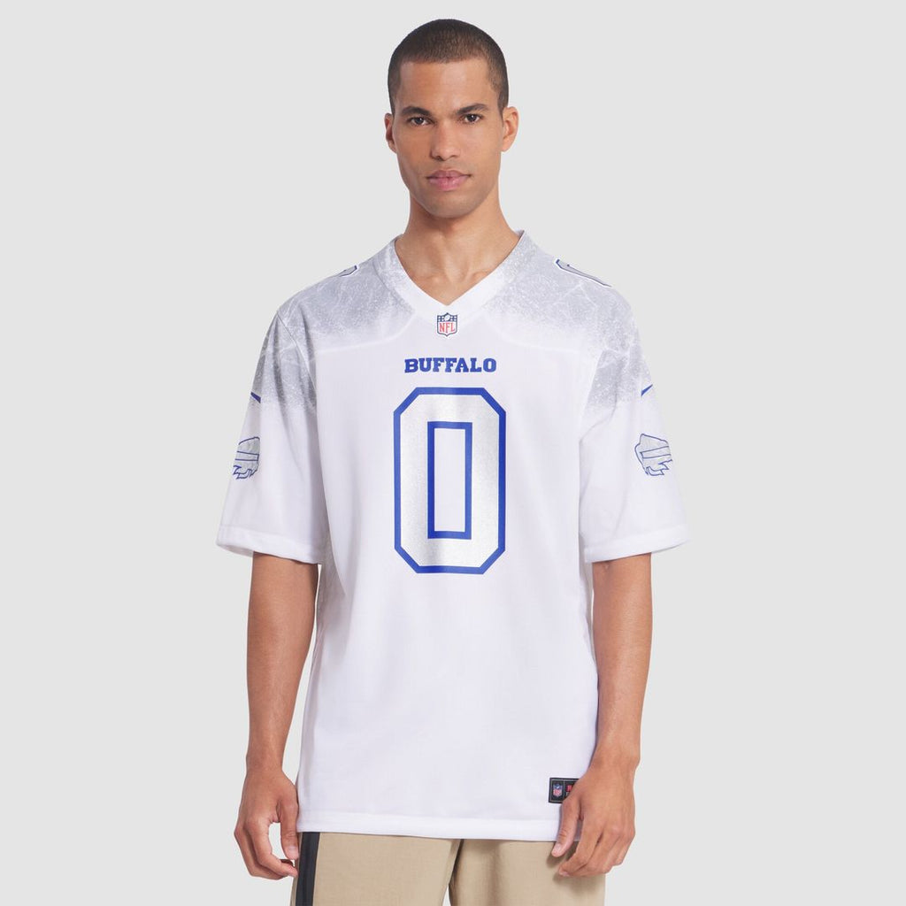 Men's Nike Buffalo Bills Keon Coleman White 2025 Rivalries Collection Game NFL Jersey
