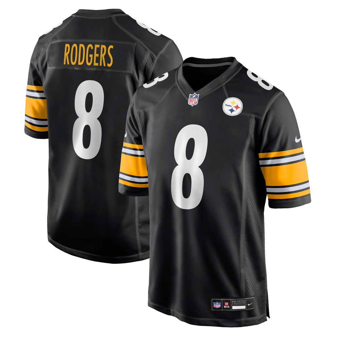 Men's Nike Pittsburgh Steelers Aaron Rodgers Gold Alternate 1933 Throwback Game NFL Jersey