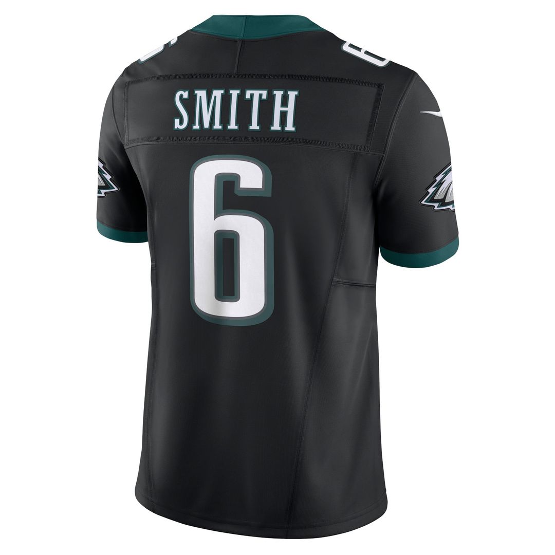 Men's Nike Philadelphia Eagles DeVonta Smith Black Alternate Vapor F.U.S.E. Limited NFL Jersey