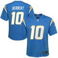 Youth Nike Los Angeles Chargers Justin Herbert Powder Blue Game NFL Jersey