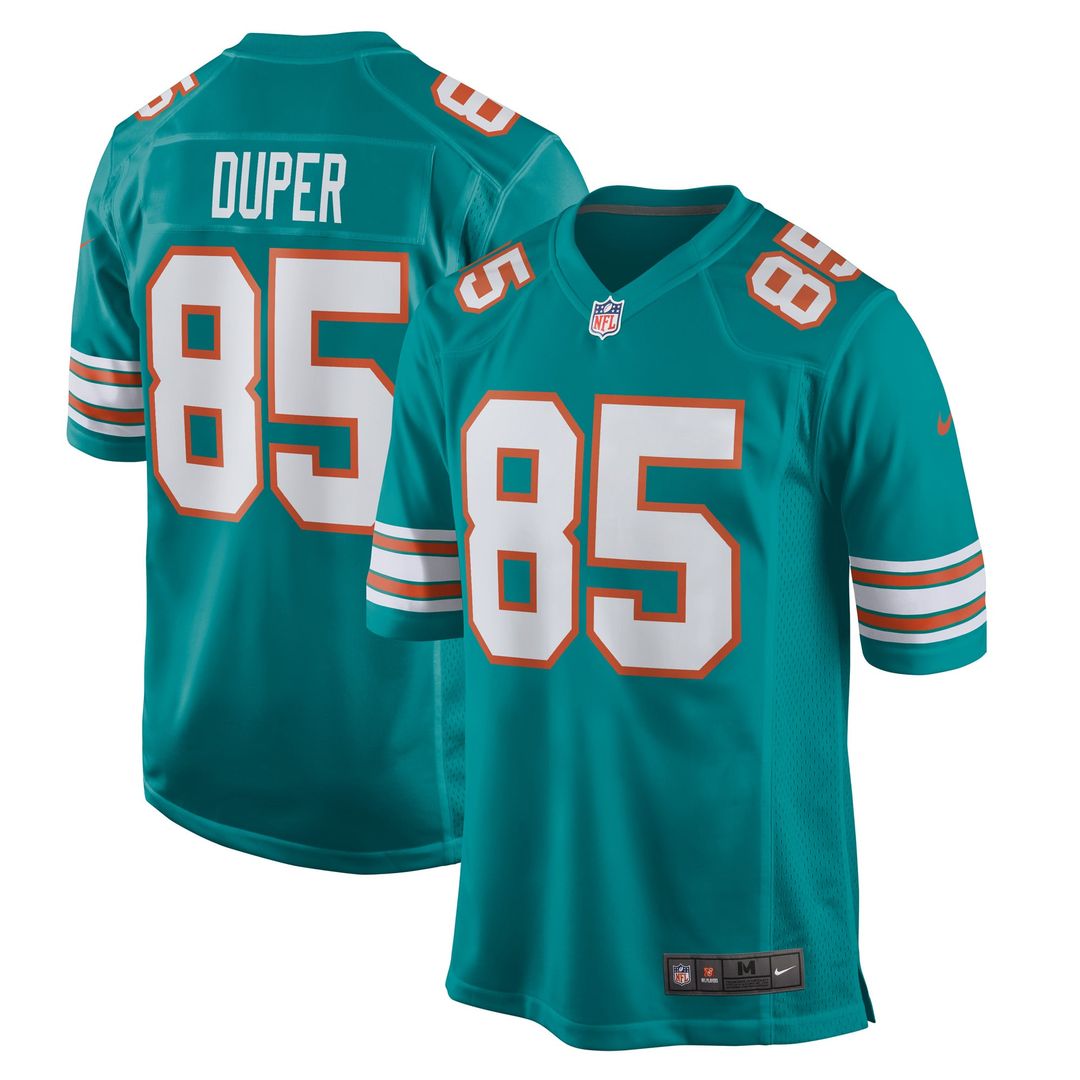 Men's Nike Miami Dolphins Mark Duper Aqua Retired Player NFL Jersey