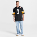 Men's Nike Pittsburgh Steelers Jaquan Brisker Black Team Game NFL Jersey