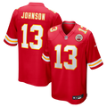 Men's Nike Kansas City Chiefs Nazeeh Johnson Red Game Player NFL Jersey