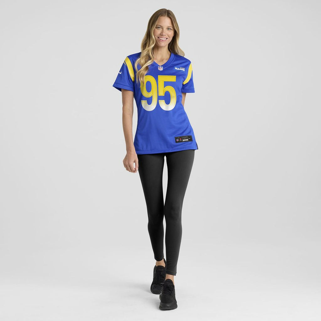 Women's Nike Los Angeles Rams Poona Ford Royal Team Game NFL Jersey