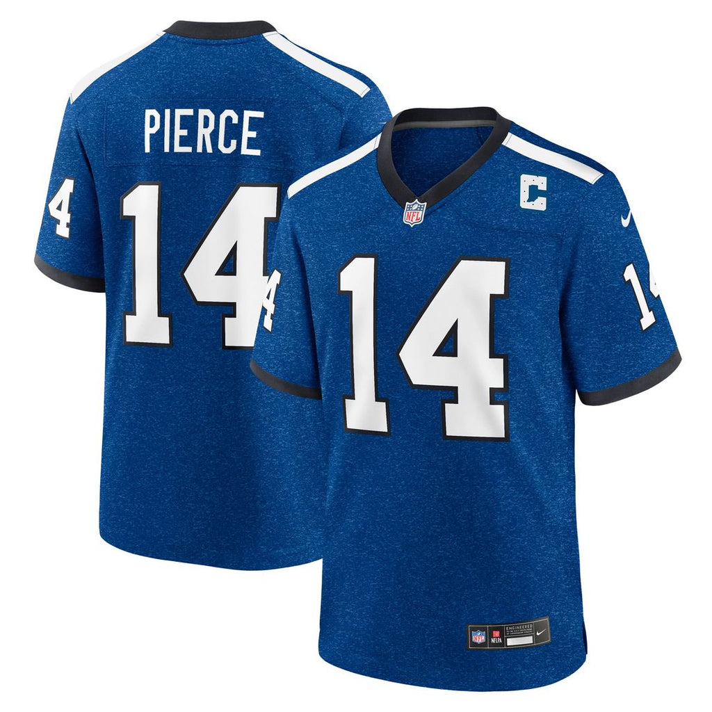 Men's Nike Indianapolis Colts Alec Pierce Blue Alternate Game NFL Jersey