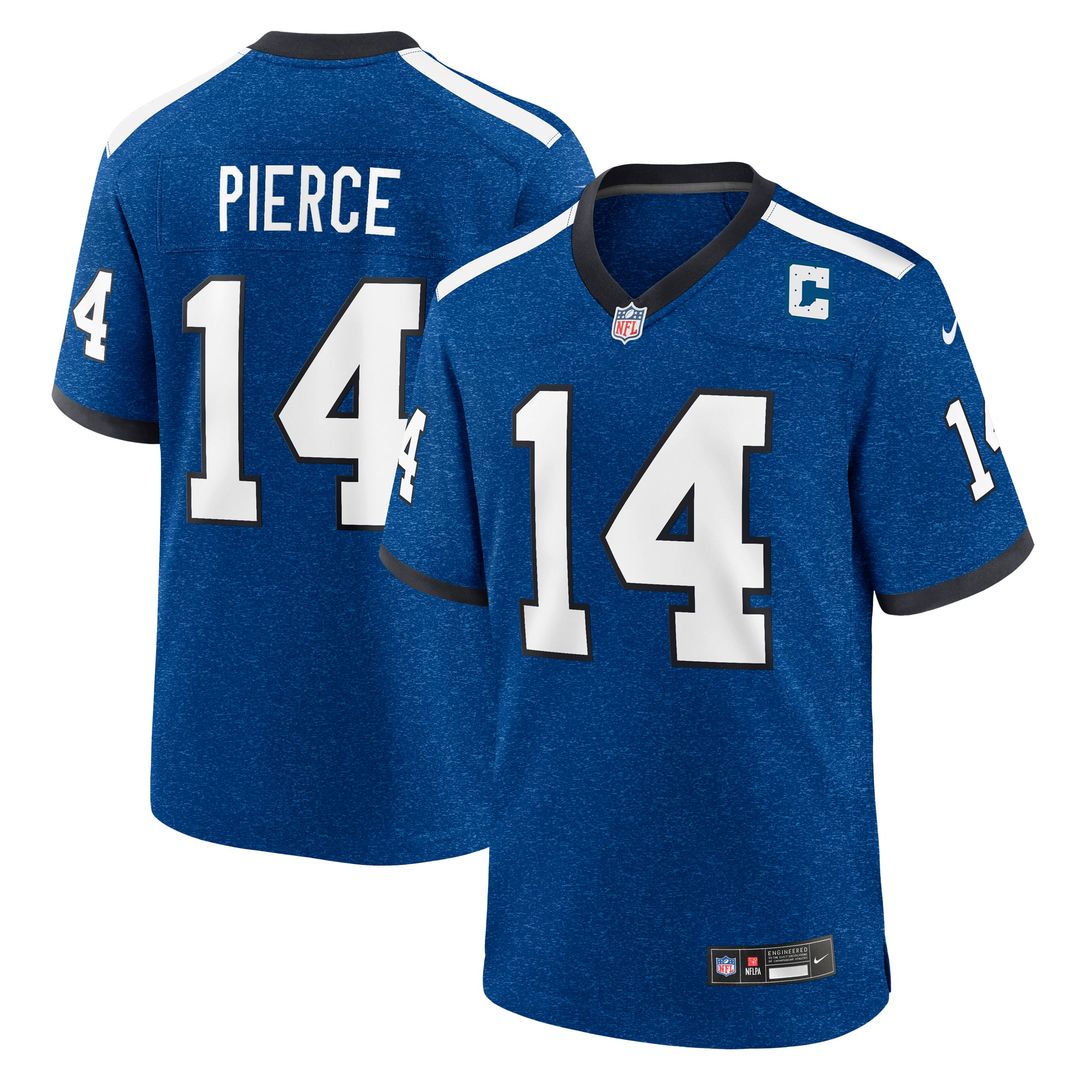 Men's Nike Indianapolis Colts Alec Pierce Blue Alternate Game NFL Jersey