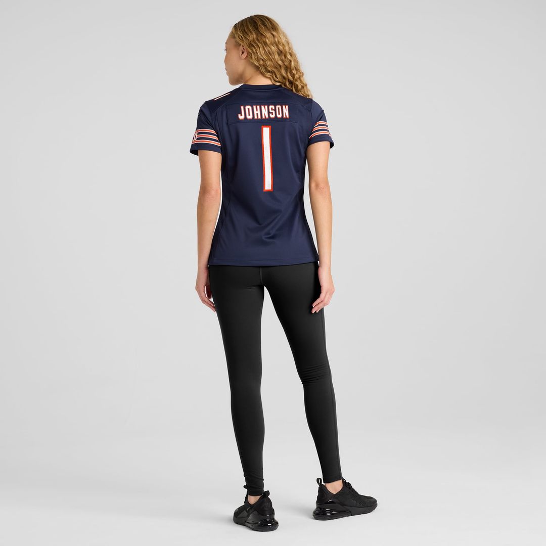 Women's Nike Chicago Bears Jaylon Johnson Navy Game NFL Jersey