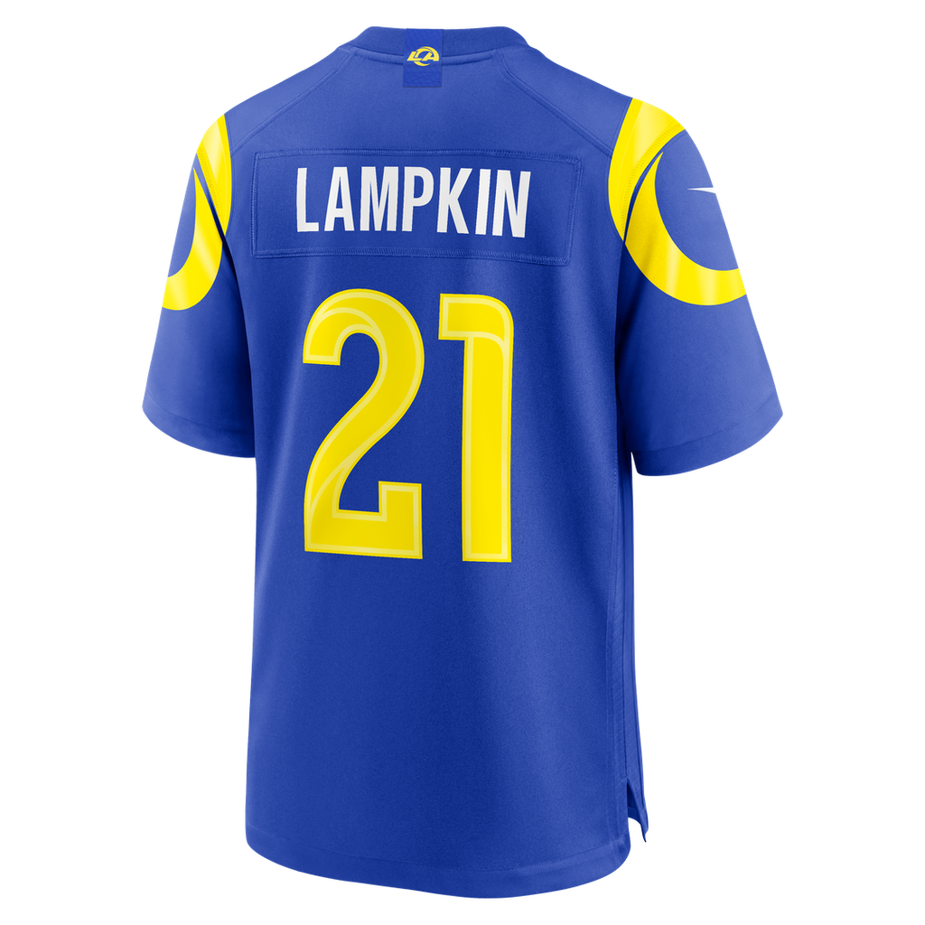 Men's Nike Los Angeles Rams Cam Lampkin Royal Team Game NFL Jersey