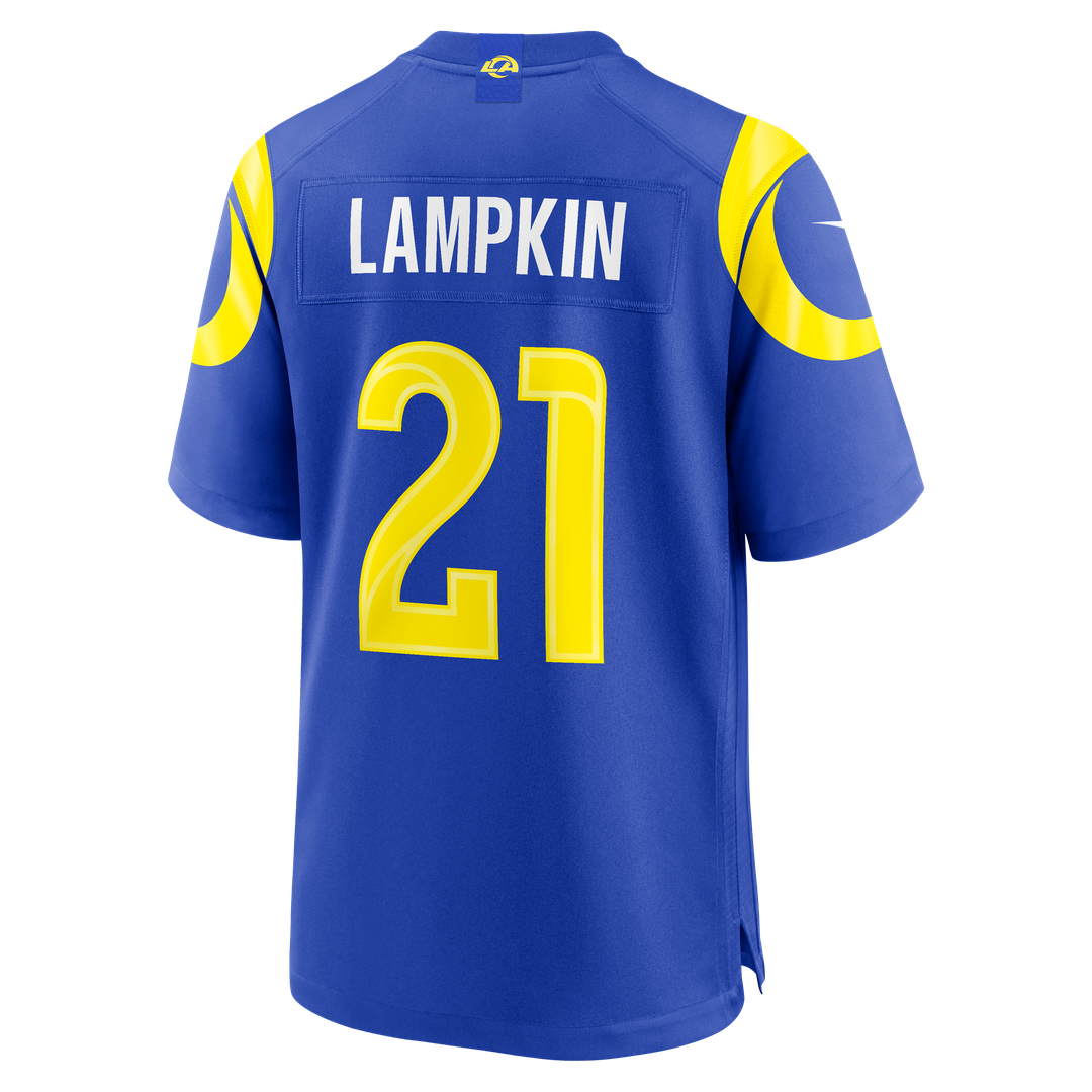 Men's Nike Los Angeles Rams Cam Lampkin Royal Team Game NFL Jersey