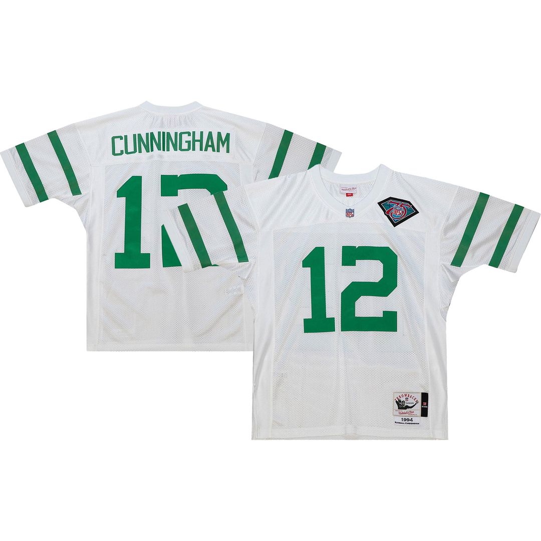 Men's Mitchell & Ness Philadelphia Eagles Randall Cunningham Green 1992 Authentic Throwback Retired Player NFL Jersey