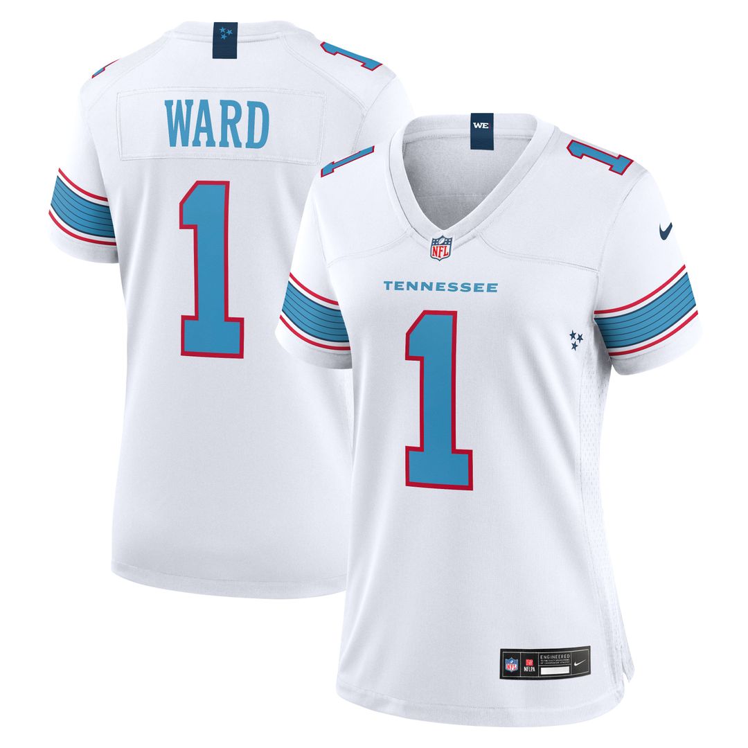 Women's Nike Tennessee Titans Cameron Ward Light Blue Game NFL Jersey