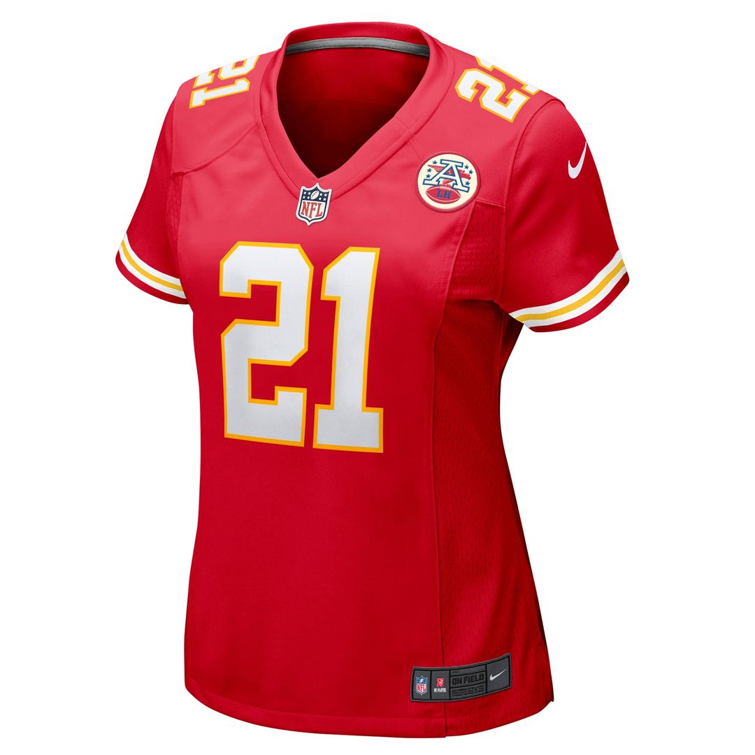 Women's Nike Kansas City Chiefs Jaden Hicks Red Game NFL Jersey
