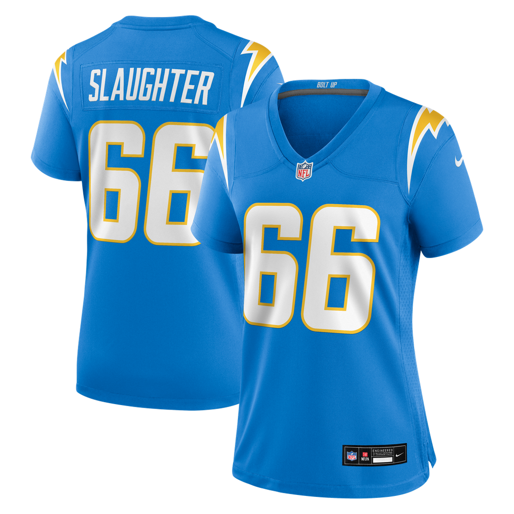 Women's Nike Los Angeles Chargers Jake Slaughter Powder Blue Team Game NFL Jersey