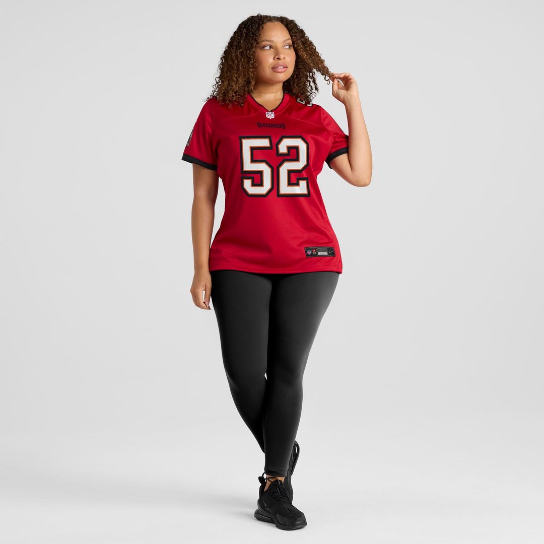Women's Nike Tampa Bay Buccaneers Christian Rozeboom Red Team Game NFL Jersey