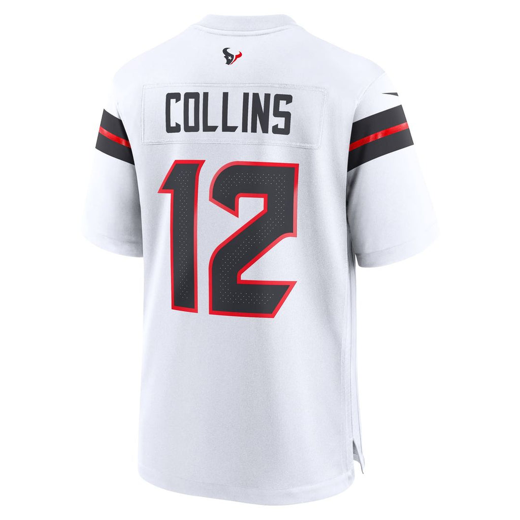 Men's Nike Houston Texans Nico Collins Red Alternate Game NFL Jersey