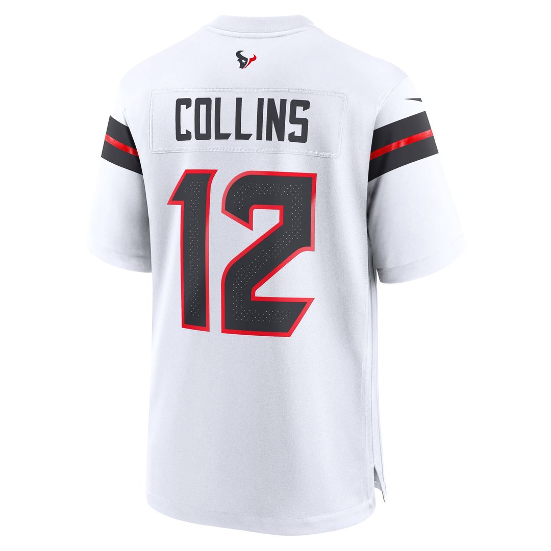 Men's Nike Houston Texans Nico Collins Red Alternate Game NFL Jersey