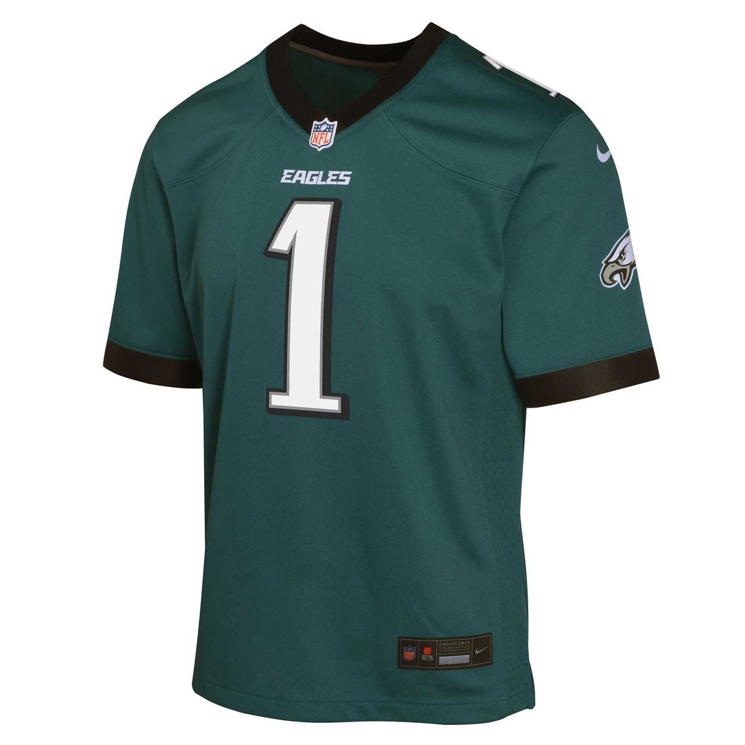 Youth Nike Philadelphia Eagles Jalen Hurts Green Game NFL Jersey