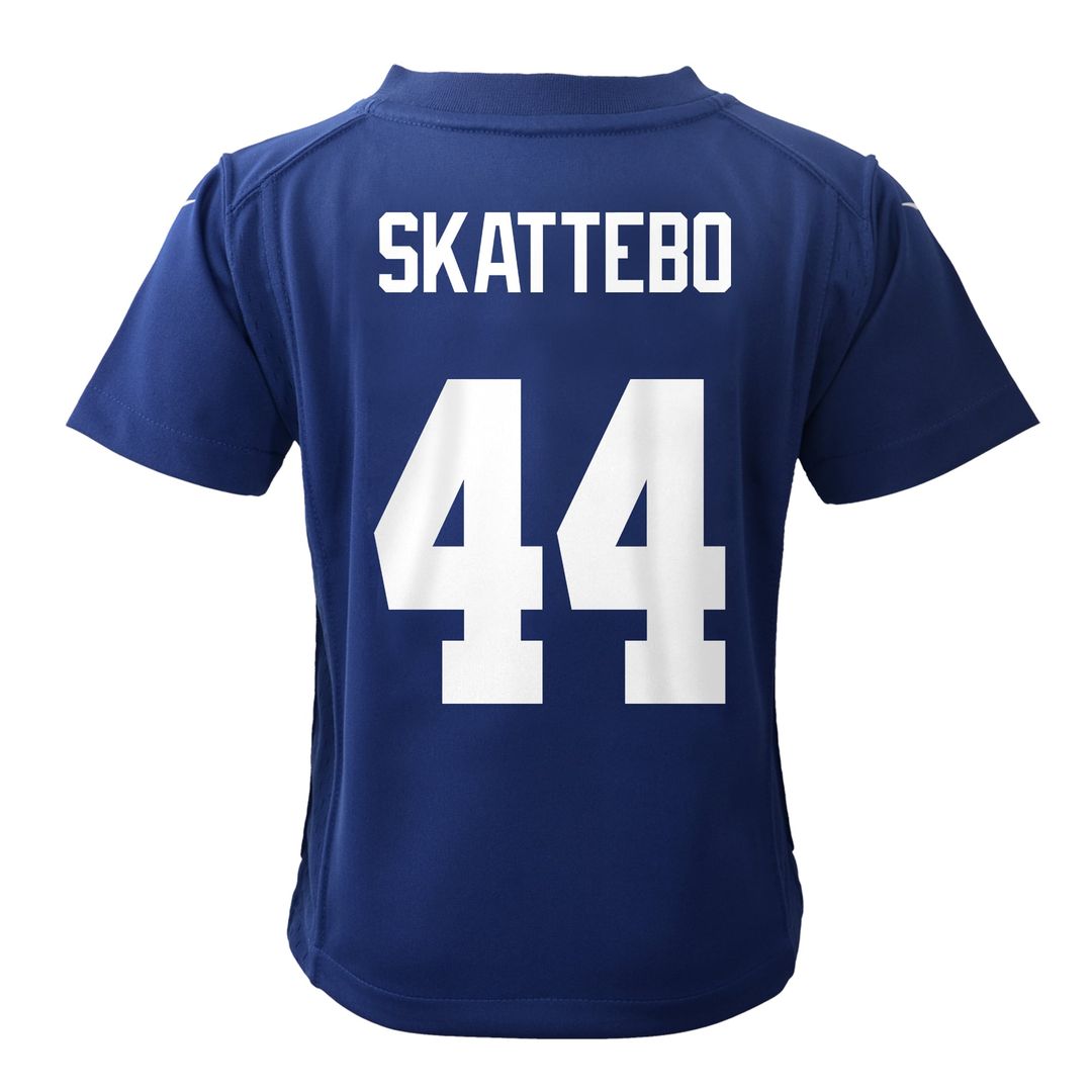 Toddler Nike New York Giants Cam Skattebo Royal Team Game NFL Jersey