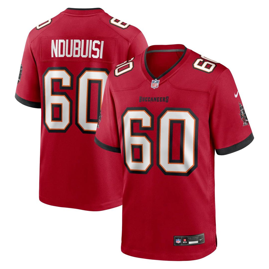 Men's Nike Tampa Bay Buccaneers Haggai Ndubuisi Red Team Game NFL Jersey