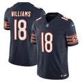Men's Nike Chicago Bears Caleb Williams Navy Vapor F.U.S.E. Limited NFL Jersey