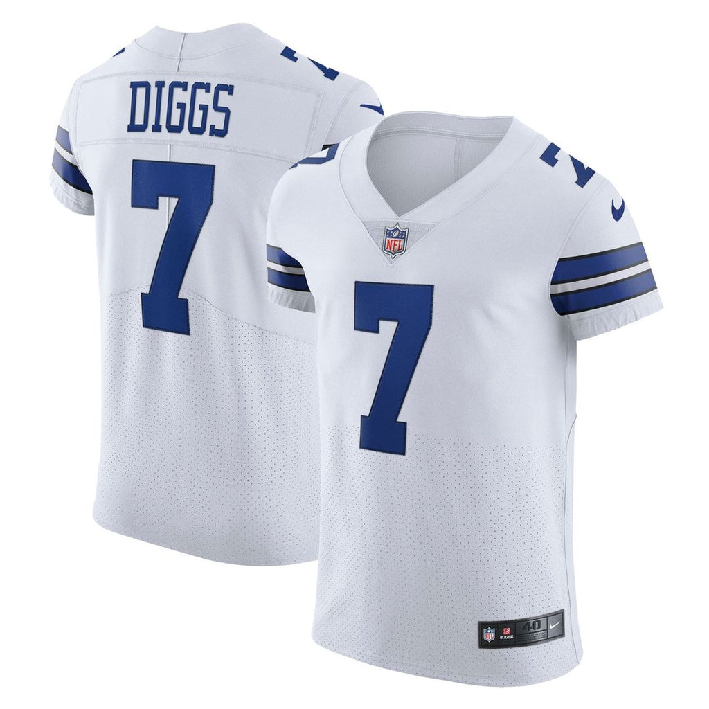 Men's Nike Dallas Cowboys Trevon Diggs White Vapor Elite NFL Jersey