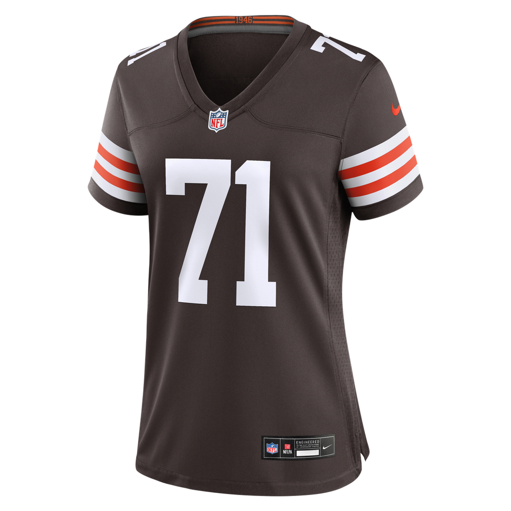 Women's Nike Cleveland Browns Tytus Howard Brown Team Game NFL Jersey