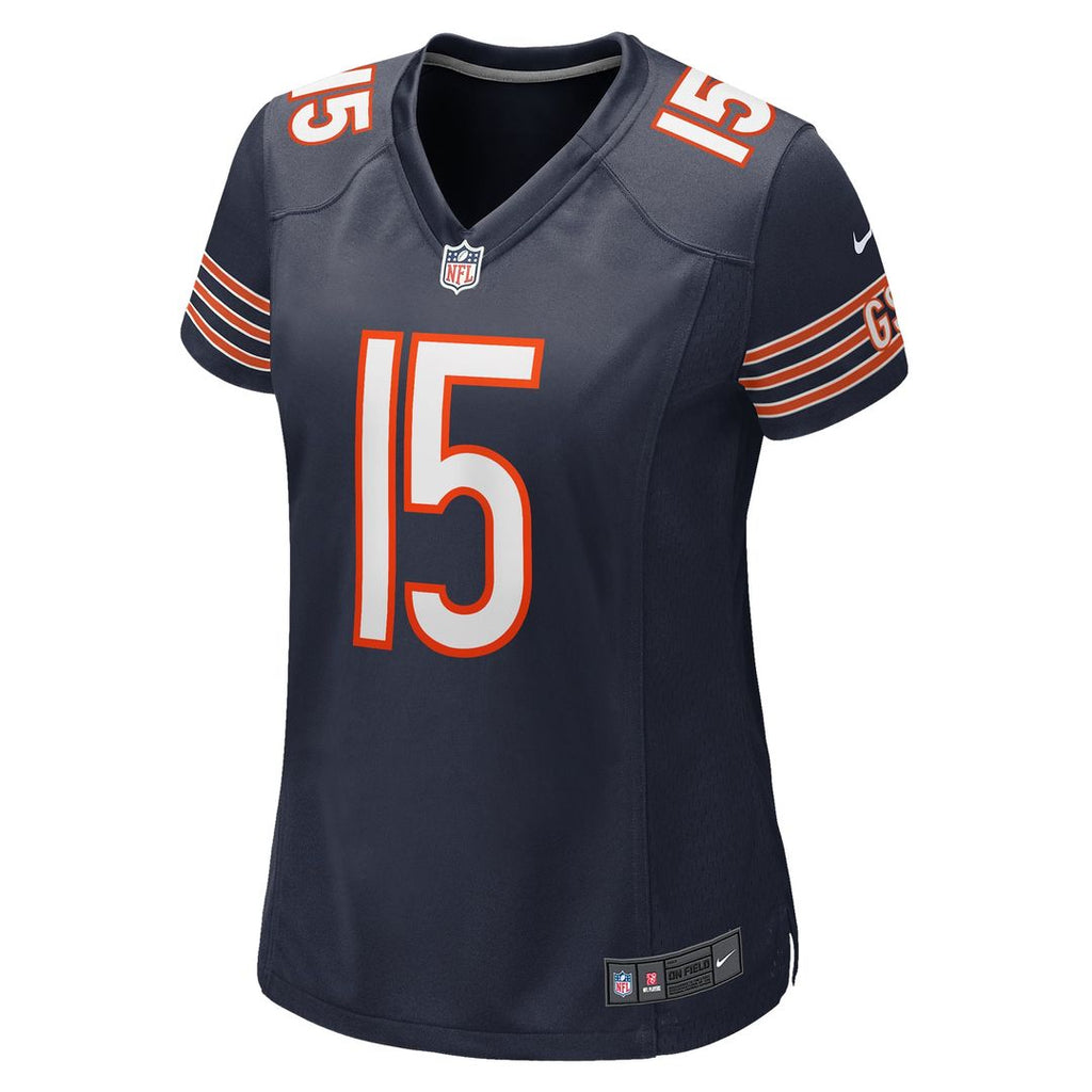 Women's Nike Chicago Bears Rome Odunze Navy Game NFL Jersey