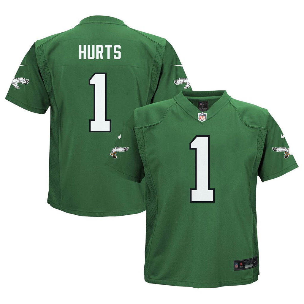 Infant Nike Philadelphia Eagles Jalen Hurts Kelly Green Alternate Player Game NFL Jersey