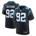 Men's Nike Carolina Panthers Cam Jackson Black Team Game NFL Jersey