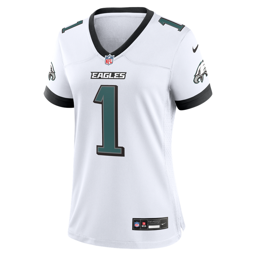 Women's Nike Philadelphia Eagles Jalen Hurts White Game NFL Jersey
