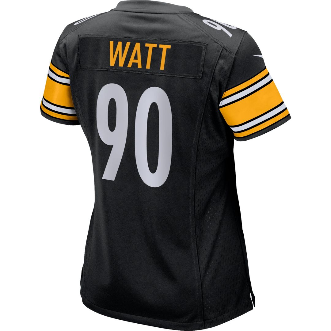Women's Nike Pittsburgh Steelers T.J. Watt Black Game NFL Jersey