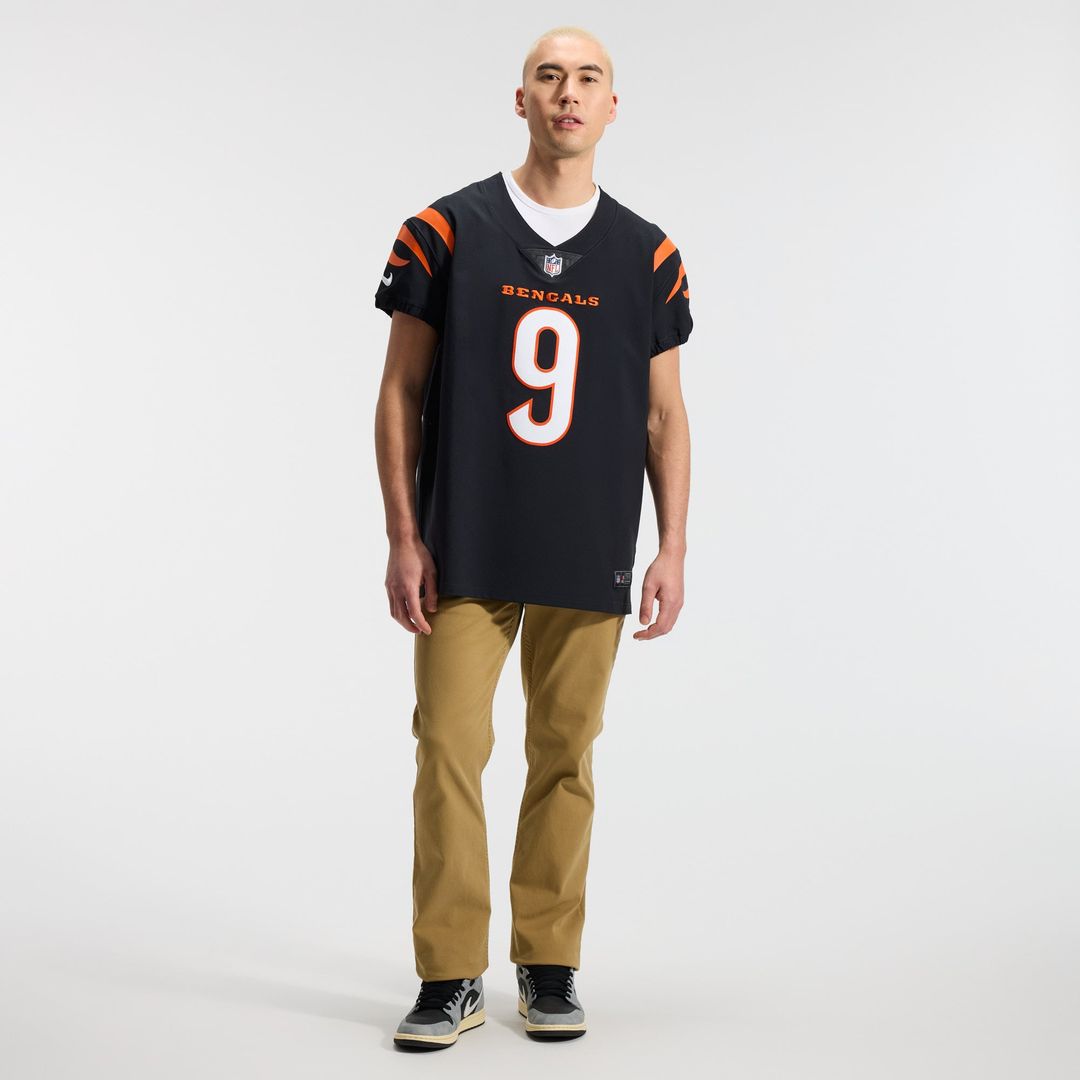 Men's Nike Cincinnati Bengals Joe Burrow Black Vapor Elite NFL Jersey