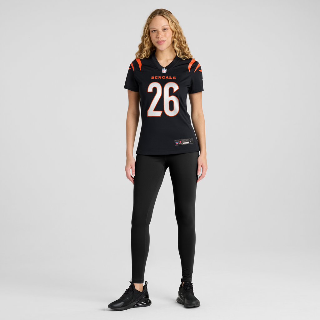 Women's Nike Cincinnati Bengals Ja'Sir Taylor Black Team Game NFL Jersey