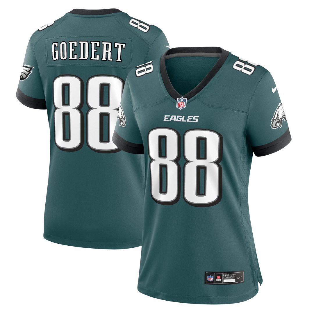 Women's Nike Philadelphia Eagles Dallas Goedert Black Alternate Game NFL Jersey