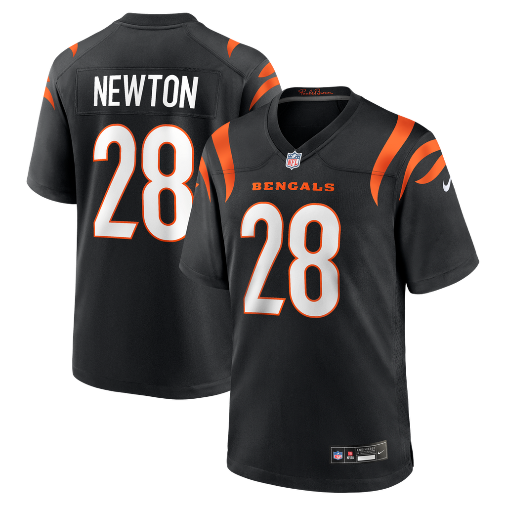 Men's Nike Cincinnati Bengals Josh Newton Black Game NFL Jersey