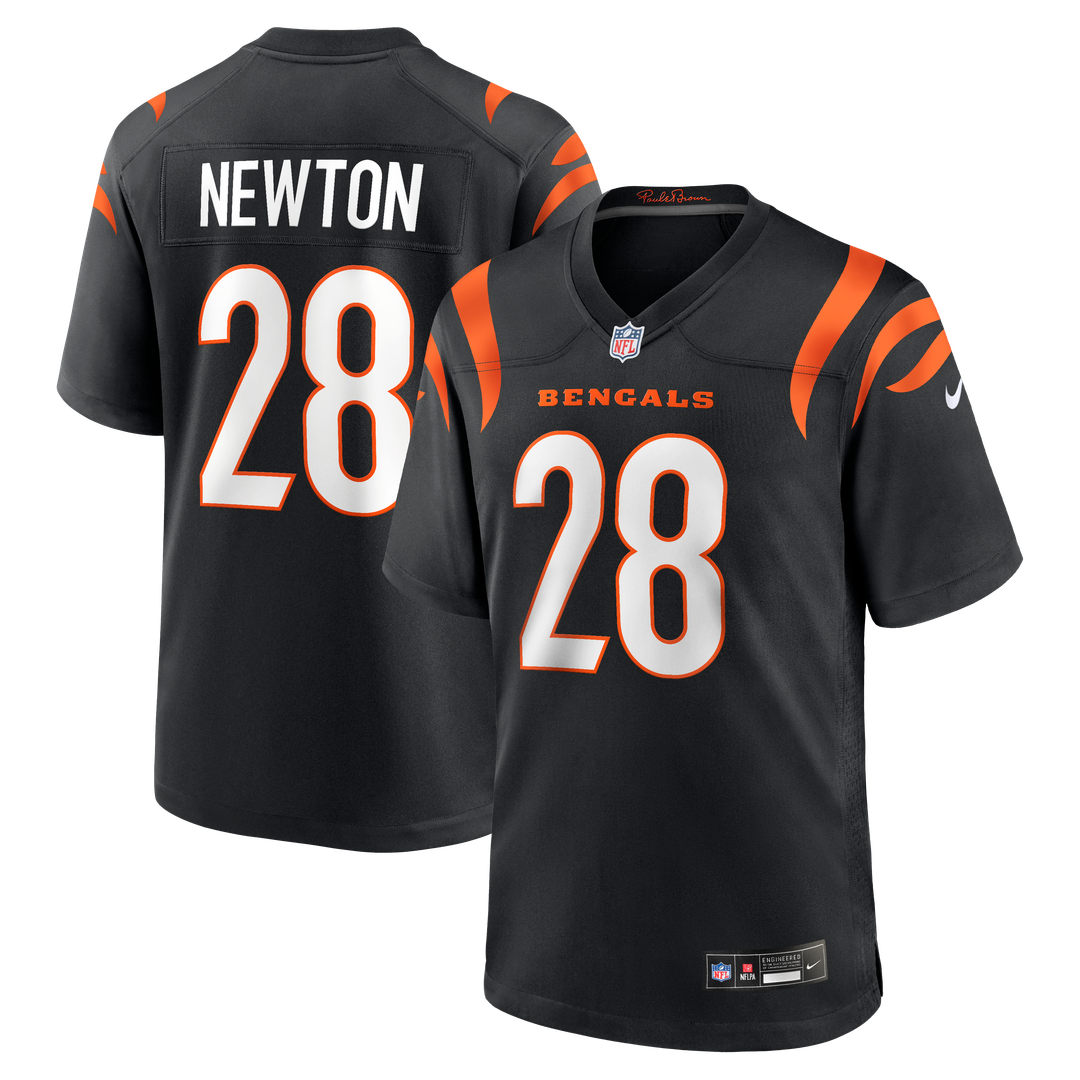 Men's Nike Cincinnati Bengals Josh Newton Black Game NFL Jersey