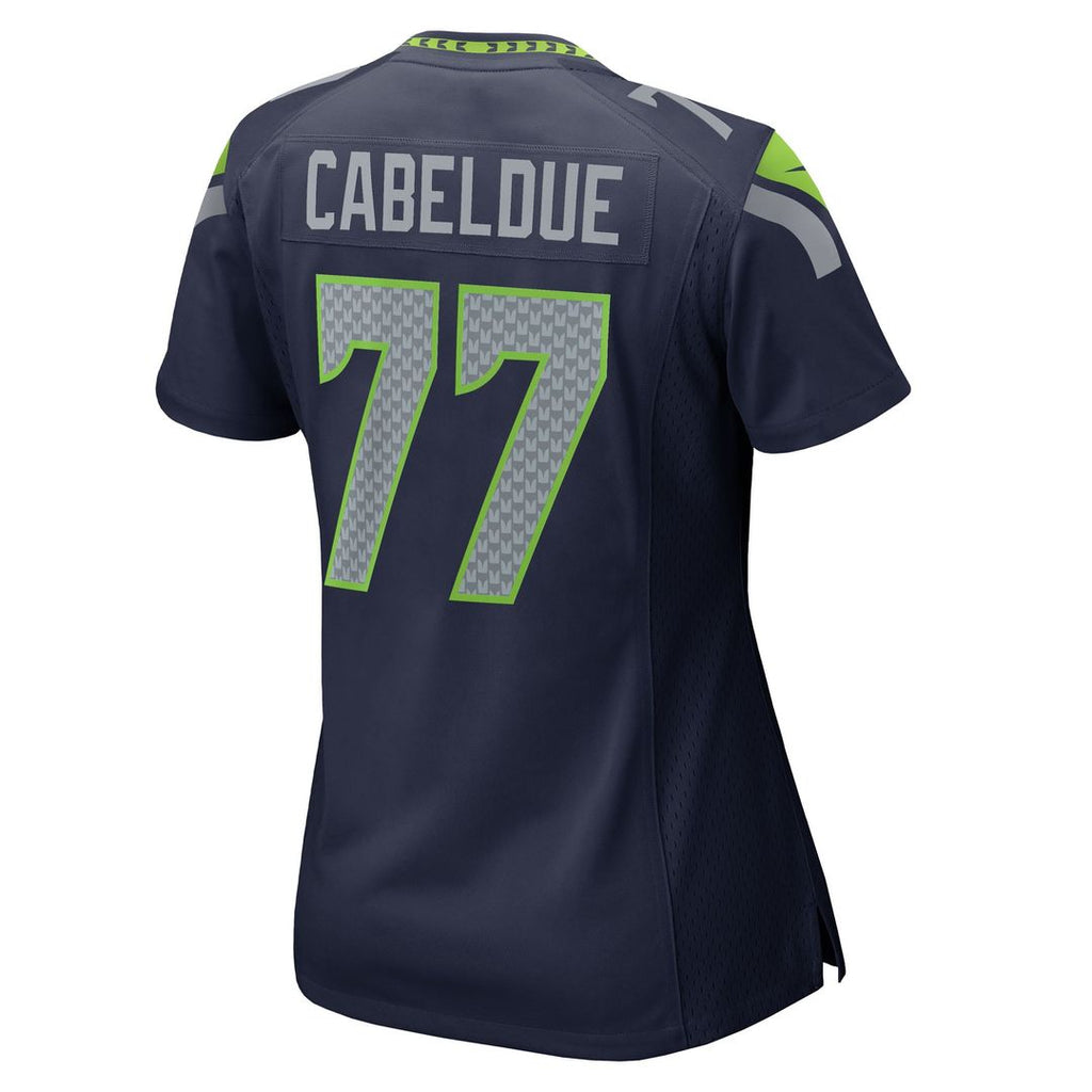 Women's Nike Seattle Seahawks Bryce Cabeldue College Navy Team Game NFL Jersey